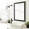 Amanti Art Mirror Makeover Bathroom Mirror Frame Border Kit - Fully Assembled Peel and Stick Frame - Mirror NOT Included - Furniture Espresso Narrow Trim